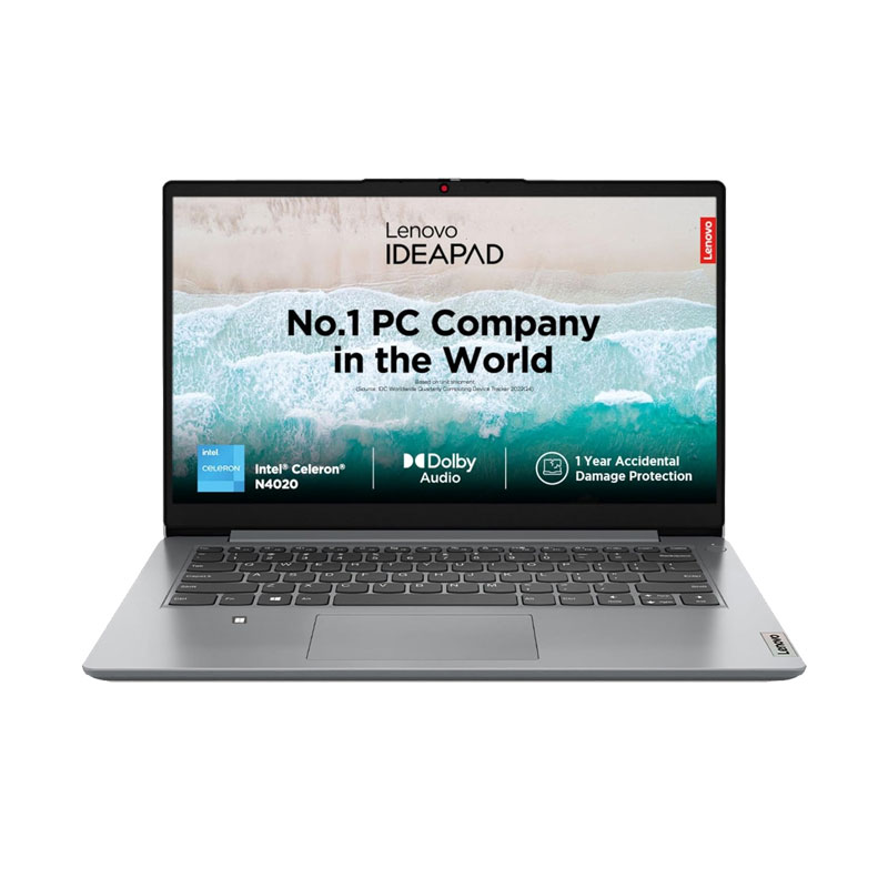 Picture of Lenovo IdeaPad 1 15IGL7 Intel Celeron N4020 15.6" (39.6 Cm) 82V700KSIN Thin and Light Laptop (8GB/ 512GB SSD/ Integrated Intel UHD Graphics 600 / Windows 11 Home/ MS Office/ 1 Year Warranty/ Cloud Grey/ 1.54Kg)